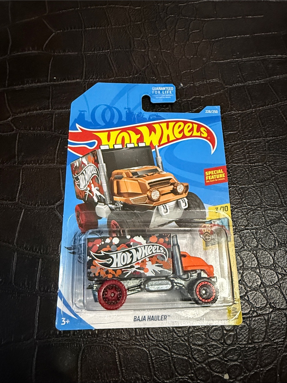 Mattel Hot Wheels Baja Hauler Truck - Orange, Black, Red